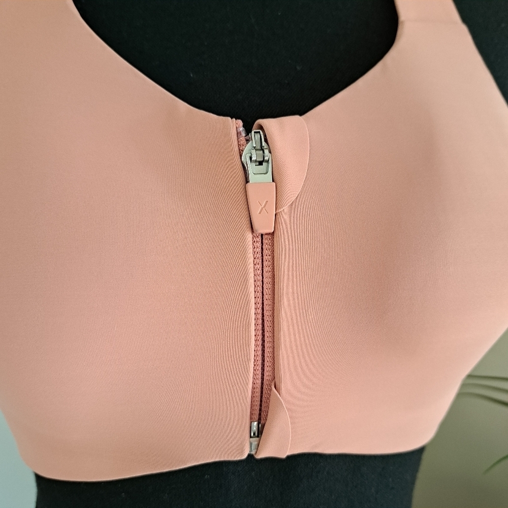 Knix Catalyst Bra Front Zip Pink Ginger Adjustable Size 2 36A - Picture 6 of 11